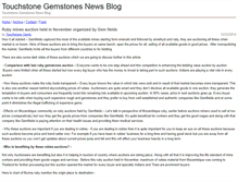Tablet Screenshot of blog.touchstonegems.co.za